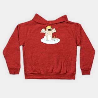 Cupid Pug Kids Hoodie